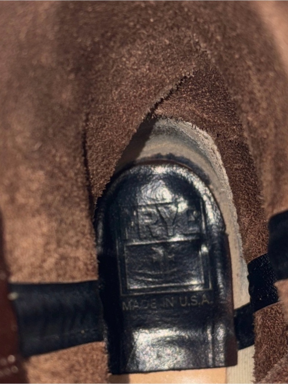 Frye Brown Leather Harness Boots - Picture 4 of 5
